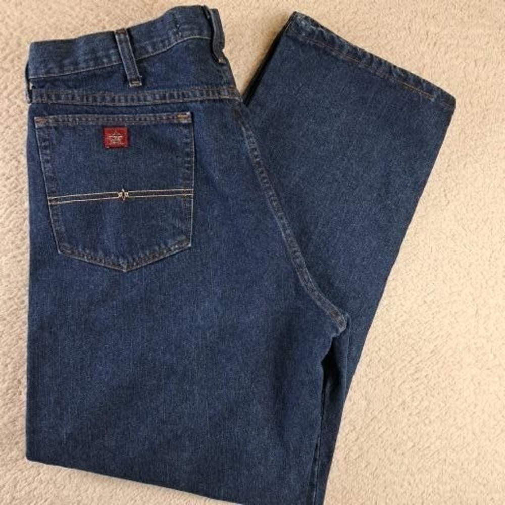 Wrangler Men's 38x30 Original Western Classic Regular Fit Straight Leg Jeans